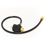 TIG Dinse 16-25mm² Connector 1/4Bsp Power Connection x 1/4Bsp Hose Connection 0.5Mtr