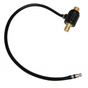 TIG Dinse 16-25mm² Connector 1/4Bsp Power Connection x QD Water Nipple Connection Hose 0.5M