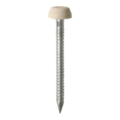 25x2.1 Polymer Headed Pin A4 Beige (Head Diameter 6.2) Pack 250