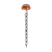 30x2.1 Polymer Headed Pin A4 Clay Brown (Head Diameter 6.2) Pack 250