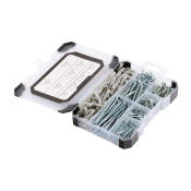 Woodscrew, Plug & Drill Bit Assortment Zinc Pack 251