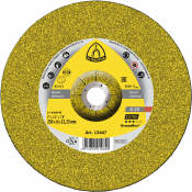 230x8x22.23 Metal Depressed Centre Grinding Disc A24 EXTRA Klingspor Pack 10