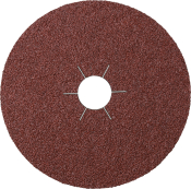 150x22 Star Hole Fibre Sanding Disc CS561 P60 Klingspor Pack 25