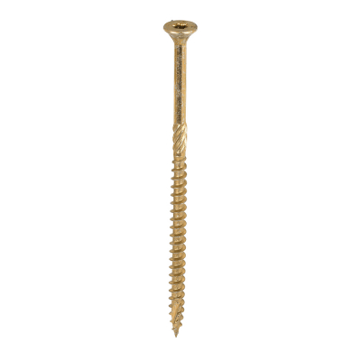 5.0x100 Torx Countersunk Multi Purpose Clamp Screw Zinc & Yellow Plated Timco C2 Range Pack 100