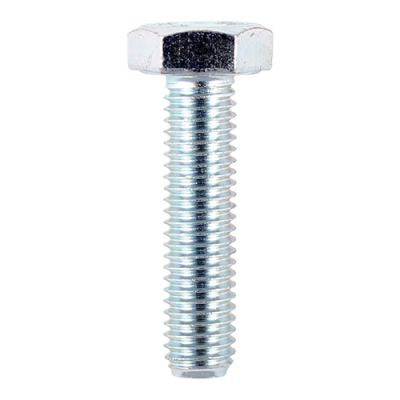M10x20 Hex Setscrew DIN 933 Zinc Plated Gr.8.8 Pack 200