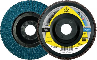 115x22.23 Convex Flap Disc SMT325 EXTRA P60 Klingspor Pack 10