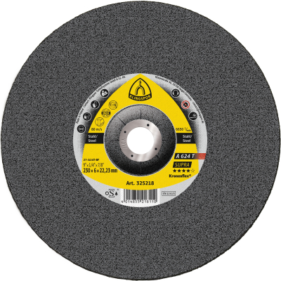 115x6x22.23 Metal Depressed Centre Grinding Disc A624T SUPRA Klingspor Pack 10