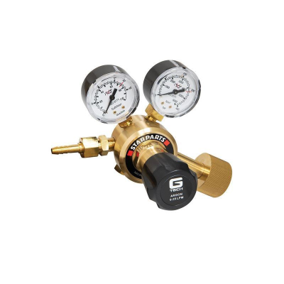 Single Stage Argon Regulator 2 Gauge 300 Bar Side Entry with Nevoc Connection