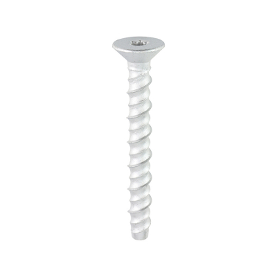 M10x100 Torx Countersunk Masonry Bolt DIN 529 Silver Pack 50