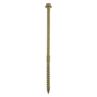6.7x150 Hex Countersunk Timber Screw Green Pack 50