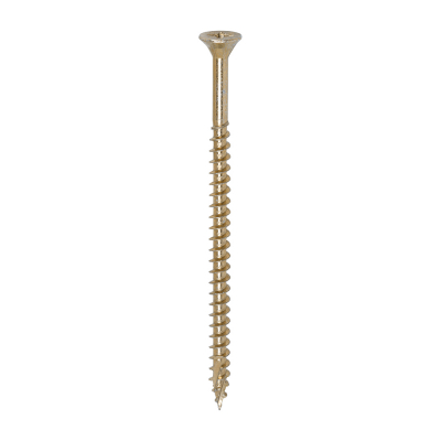 5.0x90 Pozi Countersunk Multi Purpose Screw Zinc & Yellow Plated Timco C2 Range Pack 100