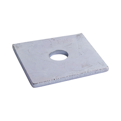 M10x50x3 Square Plate Washer DIN 436 Zinc Plated Pack 30