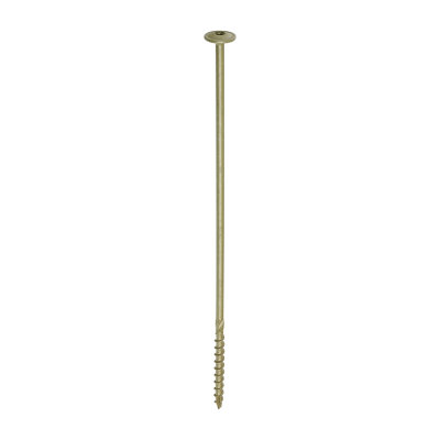 8.0x300 Torx Wafer Timber Screw Green Pack 25
