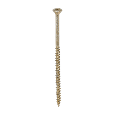 4.0x80 Pozi Countersunk Multi Purpose Screw Zinc & Yellow Plated Timco Velocity Range Pack 200