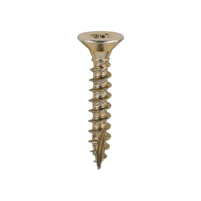 5.0x30 Pozi Countersunk Multi Purpose Screw Zinc & Yellow Plated Timco Classic Range Pack 200