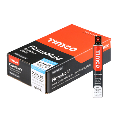 2.80x50 Collated Straight Ring Nail A2 & 1CFC Fuel Cells FirmaHold Pack 1100