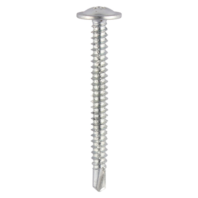 4.8x100 Baypole Screw Zinc Plated Timco Pack 200