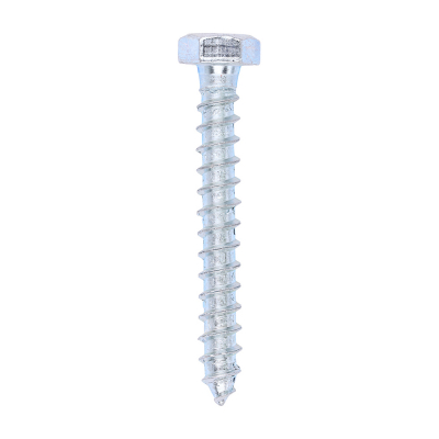 8x60 Coachscrew DIN 571 Zinc Plated Pack 100