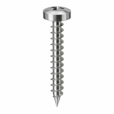 5x30 Pozi Pan Chipboard Screw A2 Pack 500