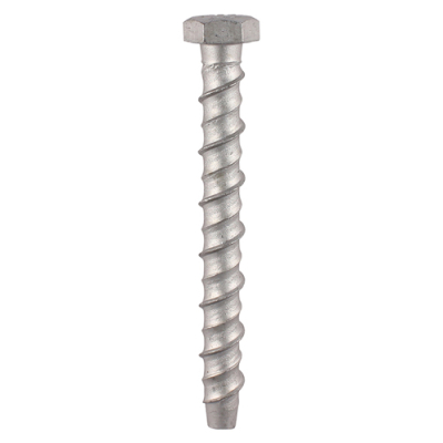M8x60 Hex Masonry Bolt Din529 Silver Pack 100
