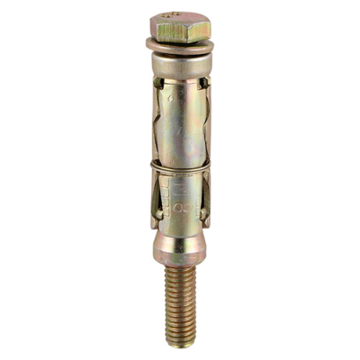 M6:25L Loose Shield Anchor Zinc & Yellow Plated Timco Pack 50