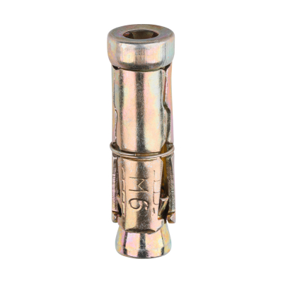 M6 Shield Only Anchor Zinc & Yellow Plated Pack 50