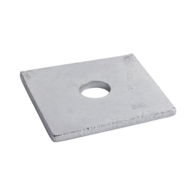 M12x50x3 Square Plate Washer Din436 Hot Dipped Galvanised Pack 100