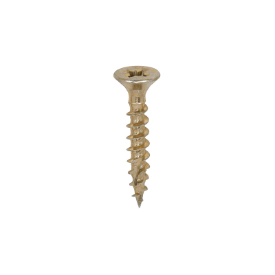 5.0x30 Pozi Countersunk Multi Purpose Screw Zinc & Yellow Plated Timco C2 Range Pack 200