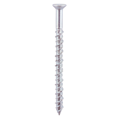 6.0x100 Torx Countersunk Masonry Screw Zinc Plated Timco Pack 100