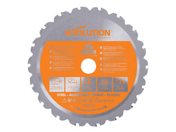 355x25.4x36T Chop Saw Blade Orange Multi Material Evolution