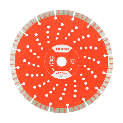 230x22.2 Trade Segmented Diamond Disc Cutter Blade