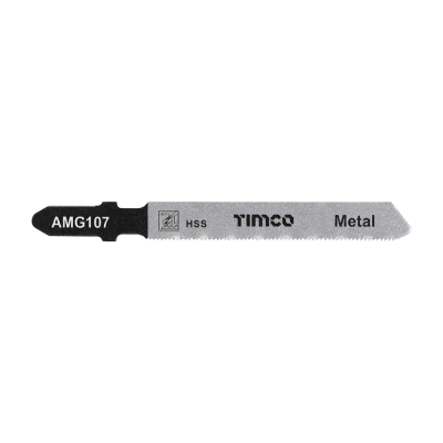 Jigsaw Blade Metal T118G Fine/Medium Straight Cut 0.5-1.5mm Pack 5
