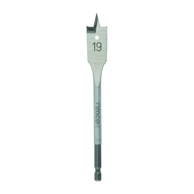 19.0x152 Flat Wood Drill Bit Timco