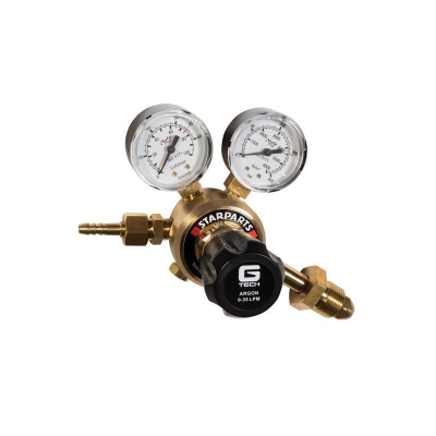 Single Stage Argon Regulator 2 Gauge 300 Bar Side Entry