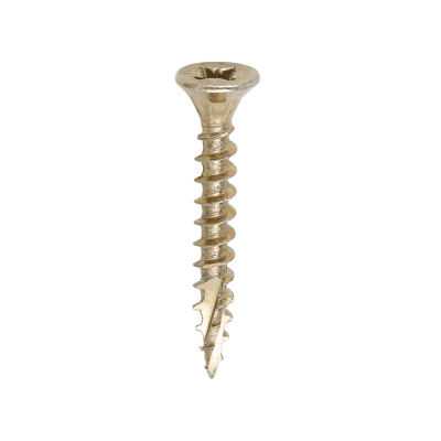 4.0x30 Pozi Countersunk Multi Purpose Screw Zinc & Yellow Plated Timco C2 Range Pack 1500
