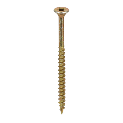 6.0x90 Torx Countersunk Multi Purpose Clamp Screw Zinc & Yellow Plated Timco C2 Range Pack 100