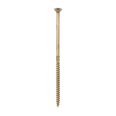 6.0x150 Torx Countersunk Multi Purpose Clamp Screw Zinc & Yellow Plated Timco C2 Range Pack 100