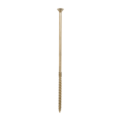 6.0x200 Torx Countersunk Multi Purpose Clamp Screw Zinc & Yellow Plated Timco C2 Range Pack 100