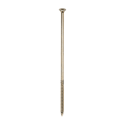 8.0x250 Torx Countersunk Multi Purpose Clamp Screw Zinc & Yellow Plated Timco C2 Range Pack 50