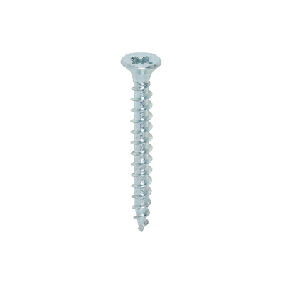 3.5x30 Pozi Countersunk Chipboard Screw Zinc Plated Timco Solo Range Pack 200
