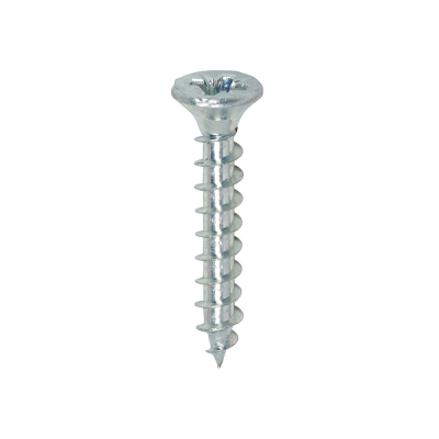 4x25 Pozi Countersunk Chipboard Screw Zinc Plated Timco Solo Range Pack 200