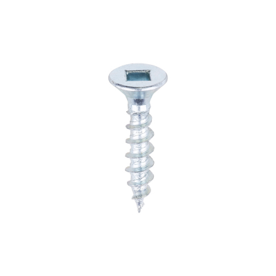 4x20 Square Countersunk Chipboard Screw Zinc Plated Timco Solo Range Pack 200
