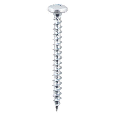 4x25 Square Pan Chipboard Screw Zinc Plated Timco Solo Range Pack 200