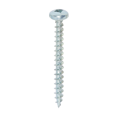 4x40 Square Pan Chipboard Screw Zinc Plated Timco Solo Range Pack 200
