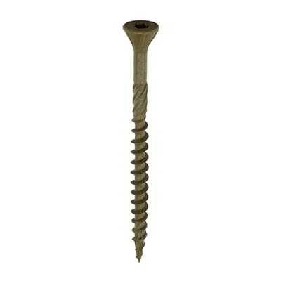 4.5x75 Torx Countersunk Decking Green Screw Timco C2 Range Pack 250