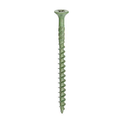 4.5x60 Pozi Countersunk Decking Screw Green Timco Pack 200
