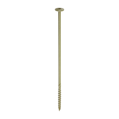 8.0x275 Torx Wafer Timber Screw Green Pack 25