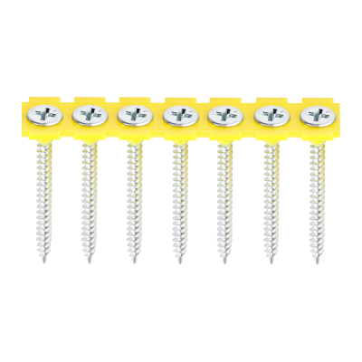 3.5x42 Collated Fine Phillips Bugle Drywall Screw Zinc Plated Pack 1000