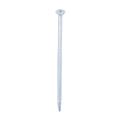 5.5x130 Phillips Countersunk Wood to Light Section Steel Wing Tipped Self Drilling Screw Zinc Plated