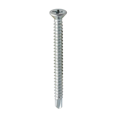 3.9x45 Reinforced Frame Screw Zinc Plated Timco 120 Range Pack 500